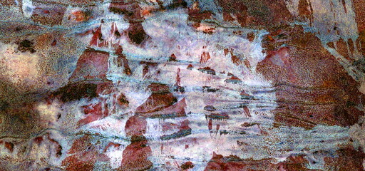 abstract landscape of the deserts of Africa from the air emulating the shapes and colors of the ripped skin,Genre: Abstract Naturalism, from the abstract to the figurative
