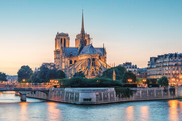 The cathedral Notre Dame in Paris