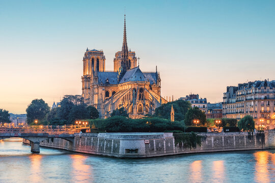 The cathedral Notre Dame in Paris