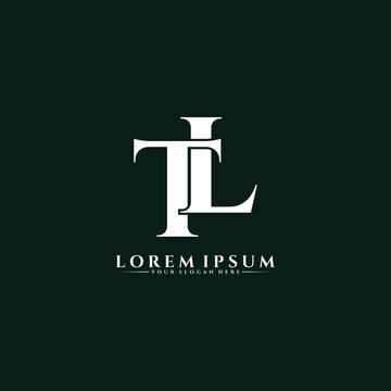 Letter TL luxury logo design vector