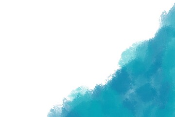 Abstract modern blue  background. Watercolor illustration.