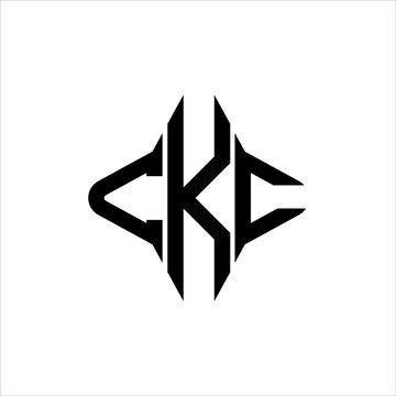 CKC letter logo creative design with vector graphic