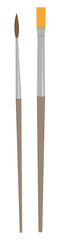 Brushes vector isolated illustration