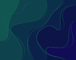 Paper cut Abstract art Violet and emerald marble background. Texture with wavy lines pattern.Vector cover, flyer, textile print, banner, poster, card, wallpaper