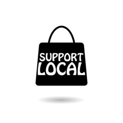 Support local icon with shadow