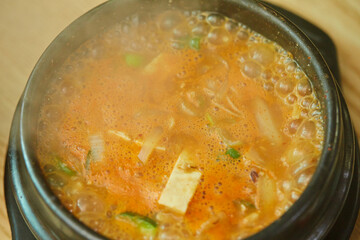 doenjang stew, bean paste stew
