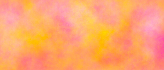 Abstract clouds background with pink and yellow color