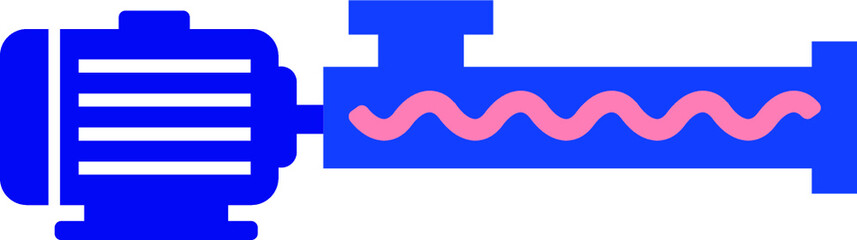 Helical pump icon