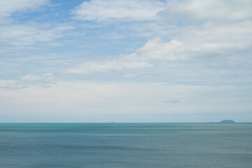 sea and sky background, beautiful landscape