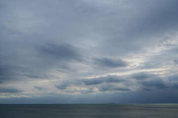 sea and sky background, beautiful landscape