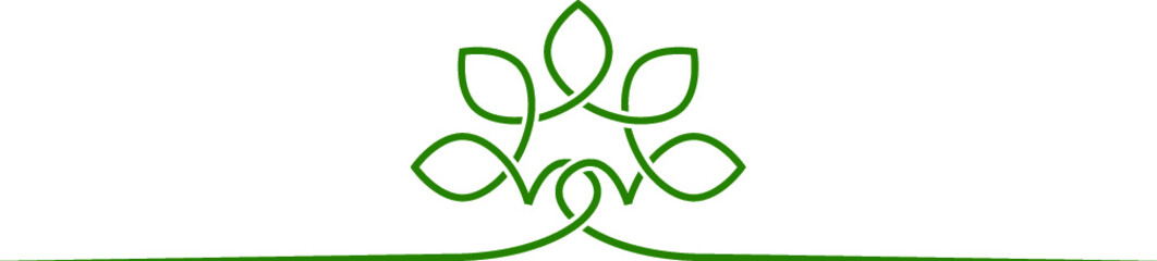 Header line with celtic knots