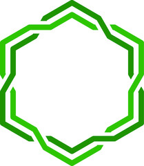 Frame with celtic knots