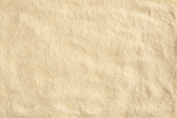Uncooked semolina flour background