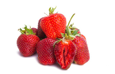 fresh strawberry isolated