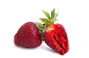 fresh strawberry isolated