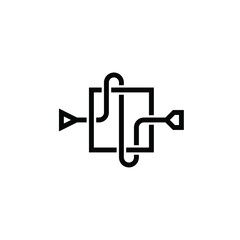 symbol or logo from input output flowchart