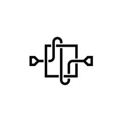 symbol or logo from input output