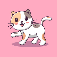 Cute cat clipart, Cute cat cartoon presenting, Animals Pets, Cat kitten, Cute cat eating, Kitten Clipart, Pets Clip Art