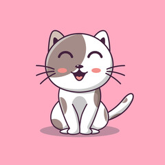 Cute cat clipart, Cute cat cartoon sitting, Animals Pets, Cat kitten, Cute cat eating, Kitten Clipart, Pets Clip Art