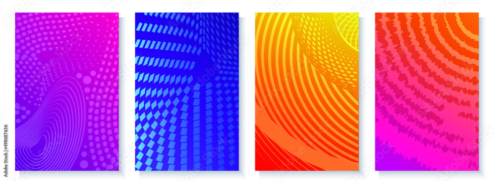 Poster abstract vector backgrounds with textures. abstract cover design templates with geometric patterns, 