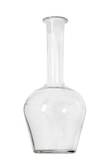 Crystal vase isolated