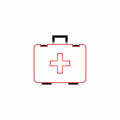 First aid icon on white background