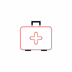 First aid icon on white background