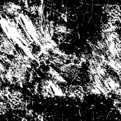 The texture is black and white from dirt, chips, scuffs