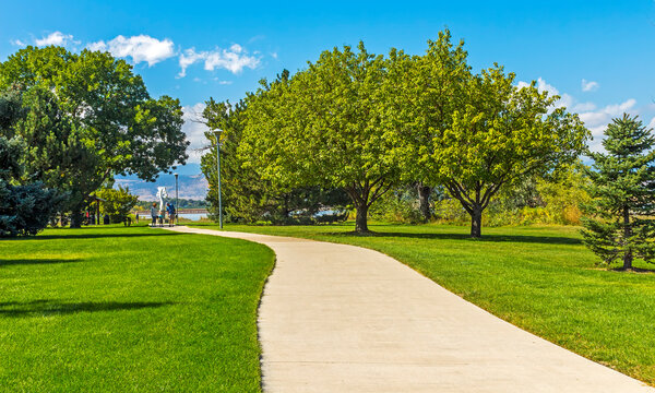 The path in the old park, Colorado.