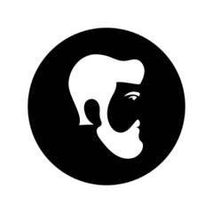 style haircut icon illustration