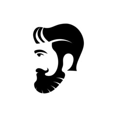 style haircut icon illustration