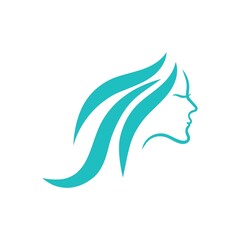 style haircut icon illustration