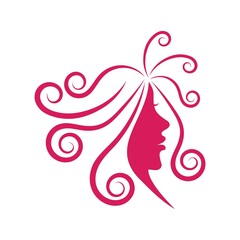 style haircut icon illustration