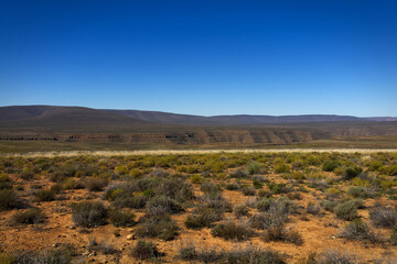 Fototapeta na wymiar Tankwa Karoo National Park upper area