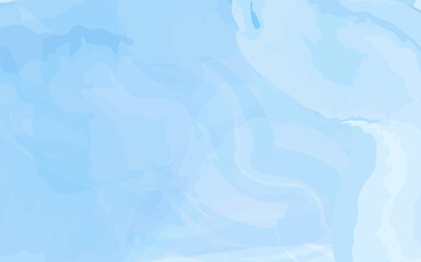 Hand painted watercolor sky and clouds, abstract watercolor background .Blue fluid painting .Spring wedding invitation.