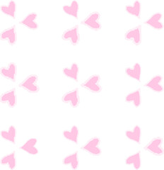 Hearts for Valentine's Day. A postcard with hearts for February 14. Background for scrapbooking, albums, advertising, printing, websites, mobile screensavers, bloggers.