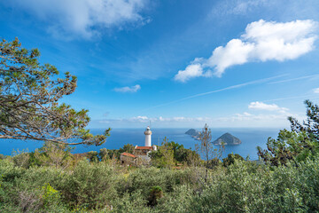 Gelidonya lighthouse, just like a hidden paradise located between Adrasan and Kumluca, is one of the locations where green and blue suit each other the most on the Lycian way for hikers and trekkers.