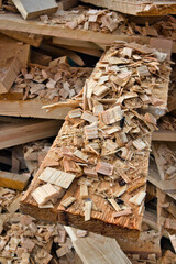 pieces of cut boards