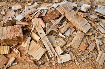 pieces of cut boards