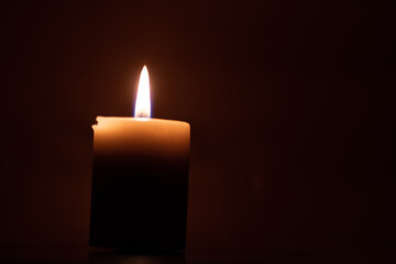 ロウソクの炎