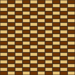Brick wall. Vector seamless texture. Editable file, color replacement and resizing.