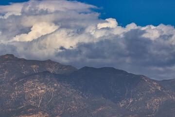 Spring day with passing clouds on the Santa Barbara Mesa