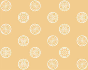 Abstract background. Indian style. Mandala texture. Vector seamless pattern.
