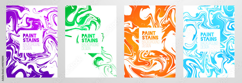 Poster background minimalistic stylish geometry with brush strokes hipster colored frame design. vector lin