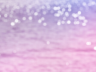 Background of bokeh on surface water.