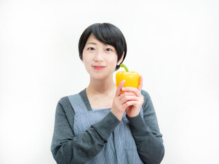 パプリカと女性