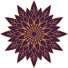 abstract flower illustration