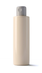 3d rendering, shampoo bottles on a white background.