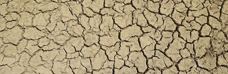 close- up,Cracking and splitting of soils due to thirst-soil erosion and drought,