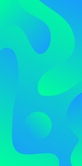 Light blue and green mix abstract gradient wallpaper with beautiful fluid shapes. Abstract wallpaper light blue. Beautiful wallpaper with water shapes. 
